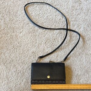 Coach Black Mini Wallet Purse